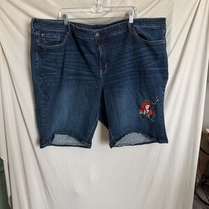 Disney Princess Dark Blue Denim Shorts